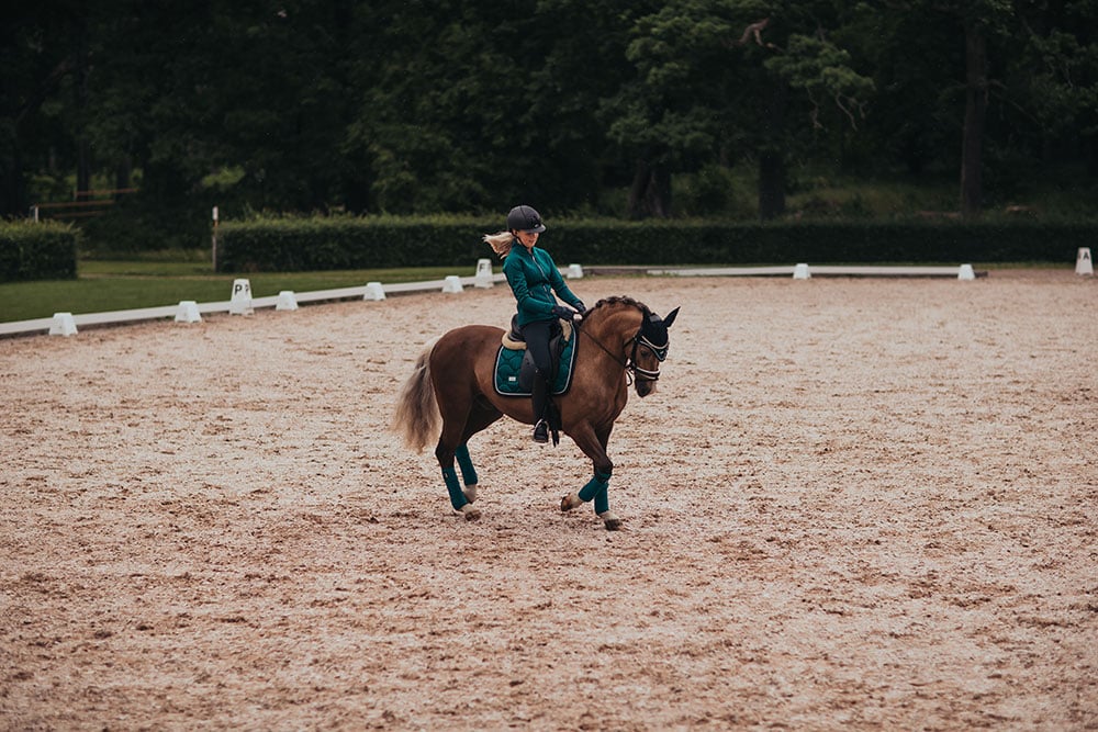 Dressage Saddle Pad Emerald Cob