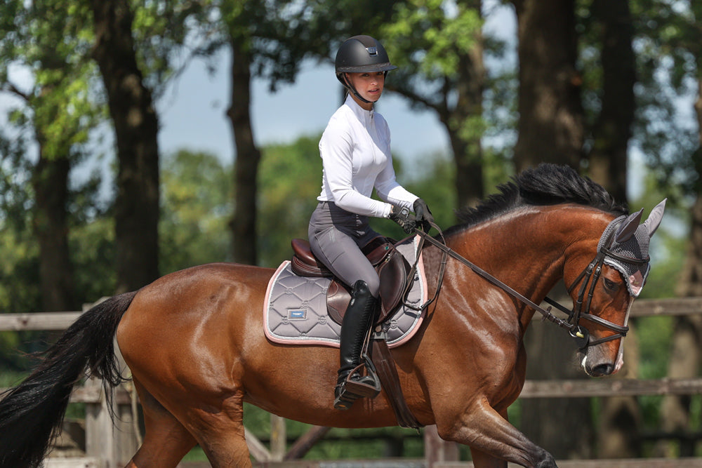 Jump Saddle Pad Dusty Pink Full