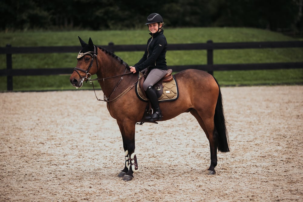 Jump Saddle Pad Golden Brass Pony