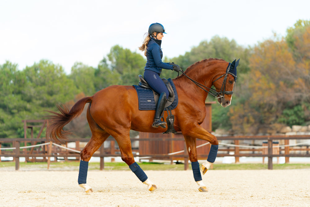 Dressage Saddle Pad Sportive Navy Full