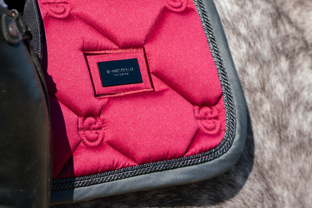 Dressage Saddle Pad Wild Rose Cob