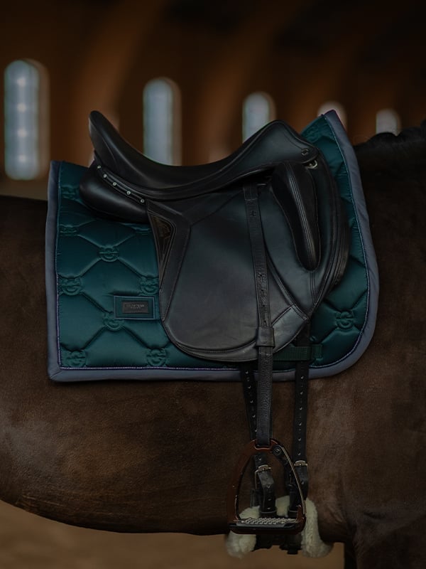 Dressage Saddle Pad Dramatic Monday Full vue 4