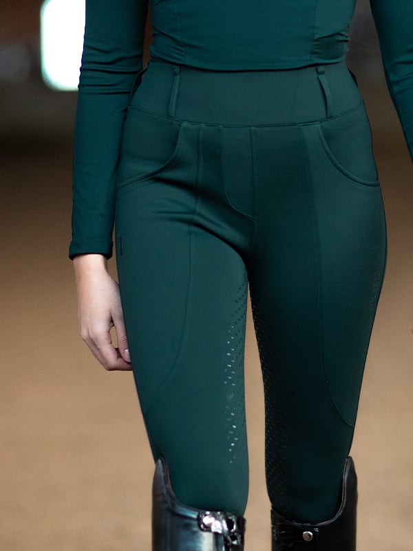 Riding Compression Breeches Dressage Supreme Dramatic Monday vue 4