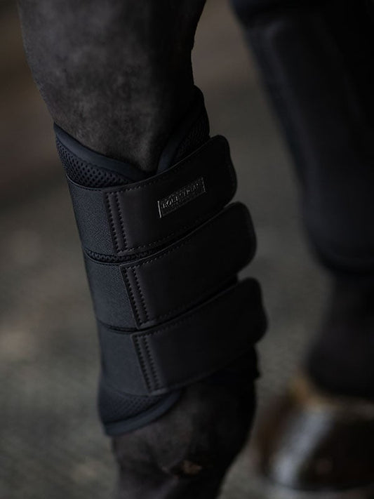 Classic Mesh Brushing Boots All Black