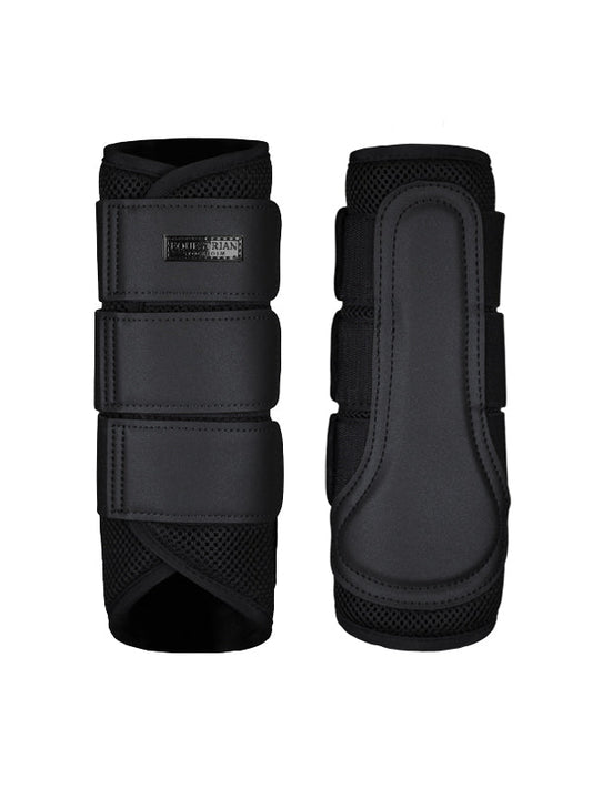 Classic Mesh Brushing Boots All Black