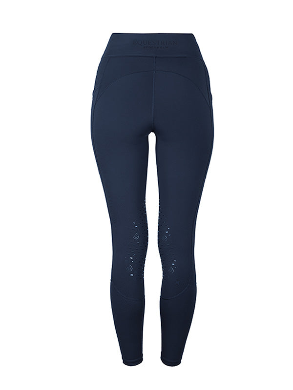 Riding Tights Jump Movement All Navy vue 5