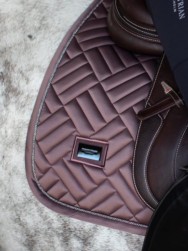 Dressage Saddle Pad Amaranth Cob vue 2