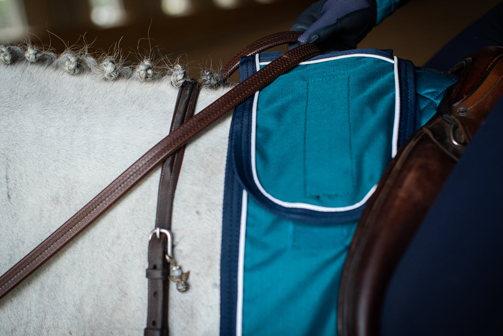 Exercise Blanket Aurora Blues vue 3
