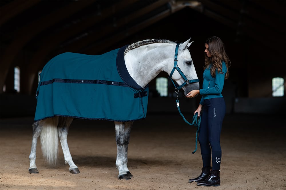 Fleece Blanket Aurora Blues vue 5