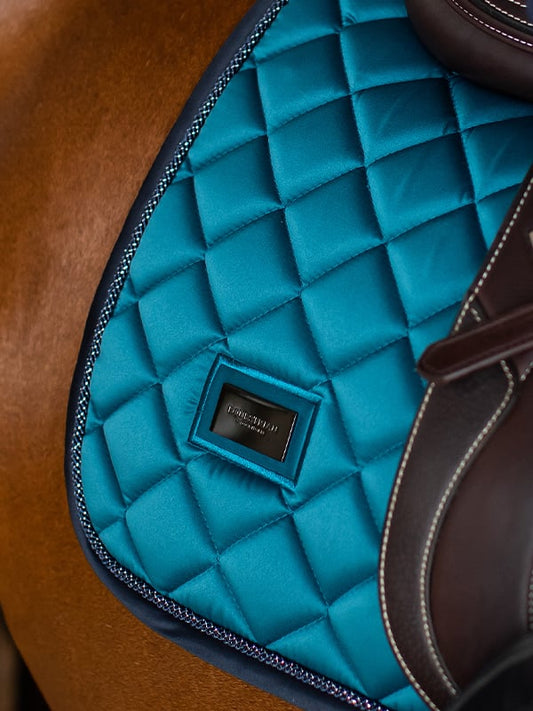 Jump Saddle Pad Aurora Blues Full