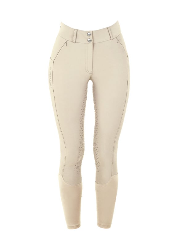 beige-elite-breeches-riding-breeches-dressage-ridbyxa-dressur-reithosen-rijbroek-dressuur-front vue 1