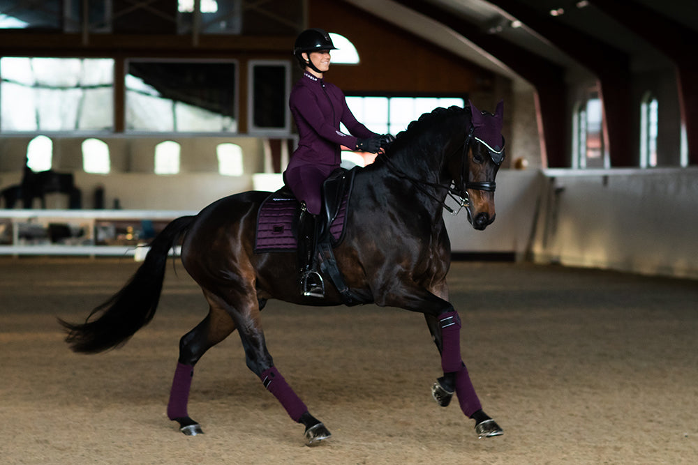 Dressage Saddle Pad Sportive Black Raven Full
