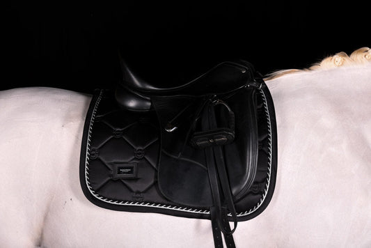Dressage Saddle Pad Black Edition Cob