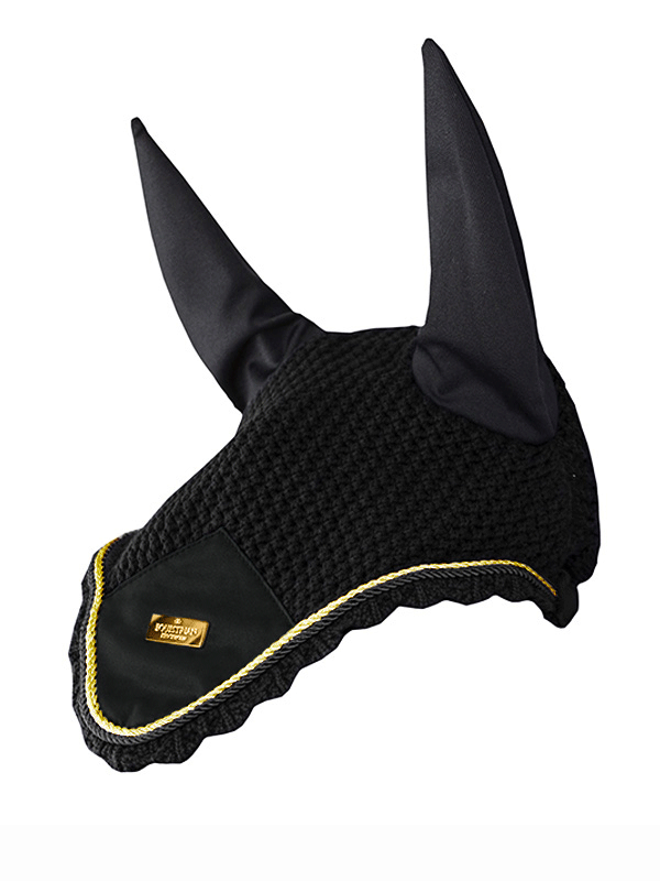 Ear Bonnet Black Gold