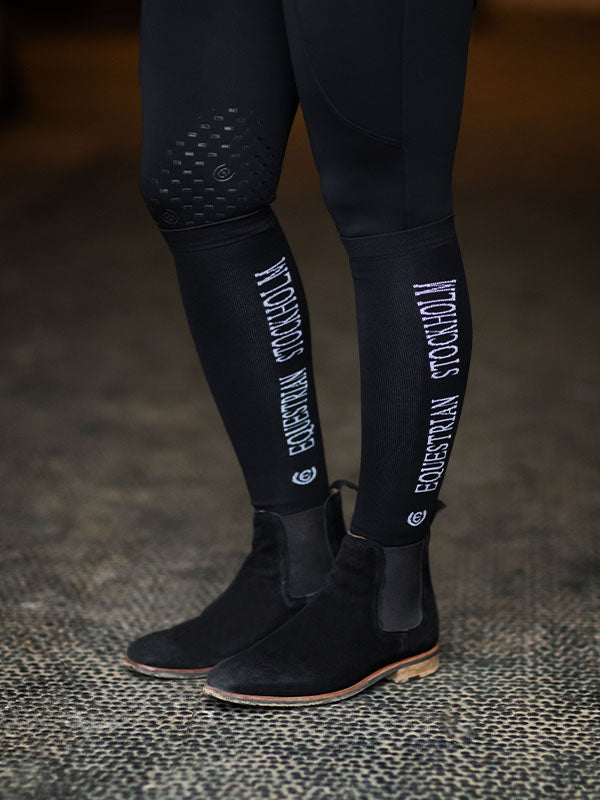 Riding Socks Bamboo Blend Black Edition vue 2
