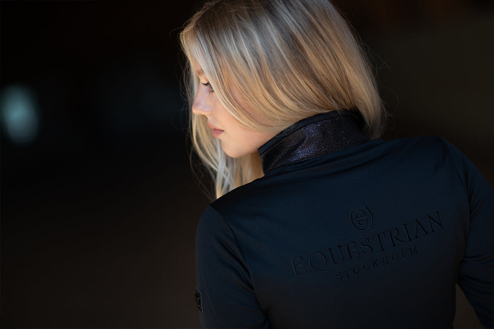 Fleece Jacket All Black Glimmer