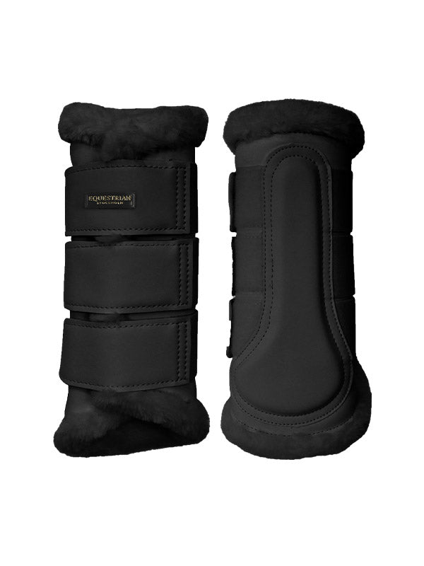 Brushing Boots Black Gold