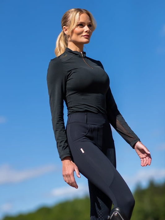 Air Breeze Top Black Gold