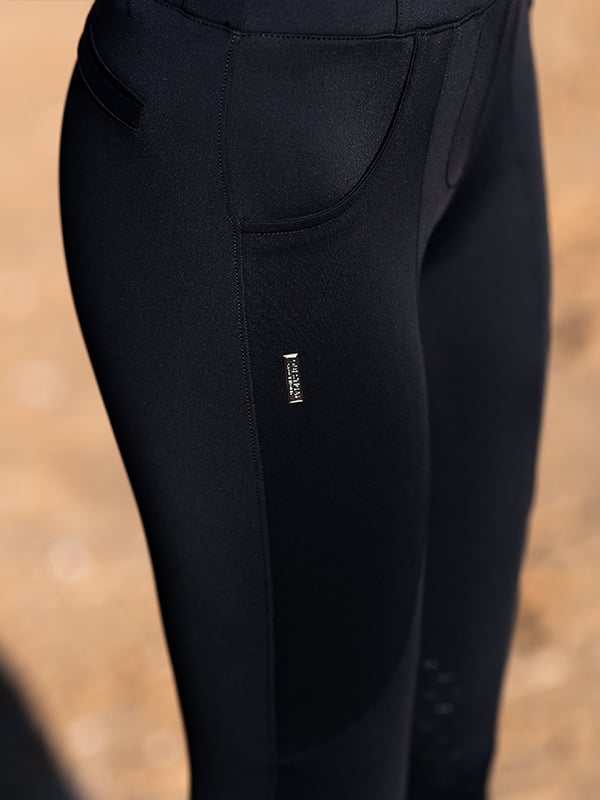 Riding Compression Breeches Jump Supreme Black Edition