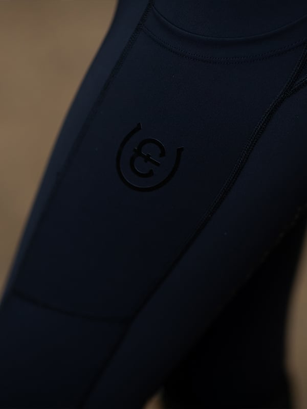 Riding Tights Jump Movement All Black vue 4