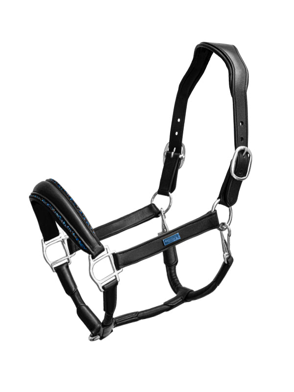 Anatomic Leather Halter Blue Meadow