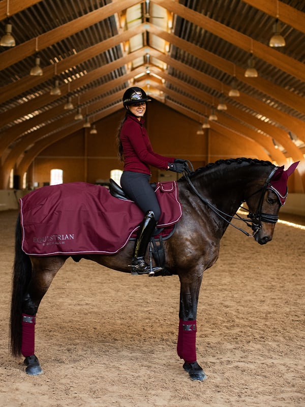 Exercise Blanket Bordeaux vue 2