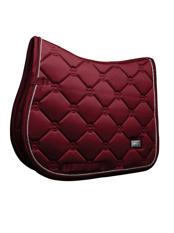 Jump Saddle Pad Bordeaux Full vue 1