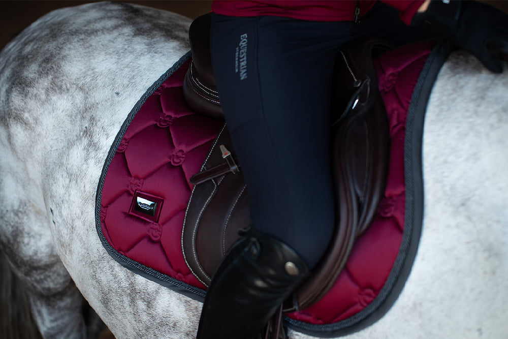 Jump Saddle Pad Dark Bordeaux Full