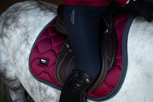 Jump Saddle Pad Dark Bordeaux Full