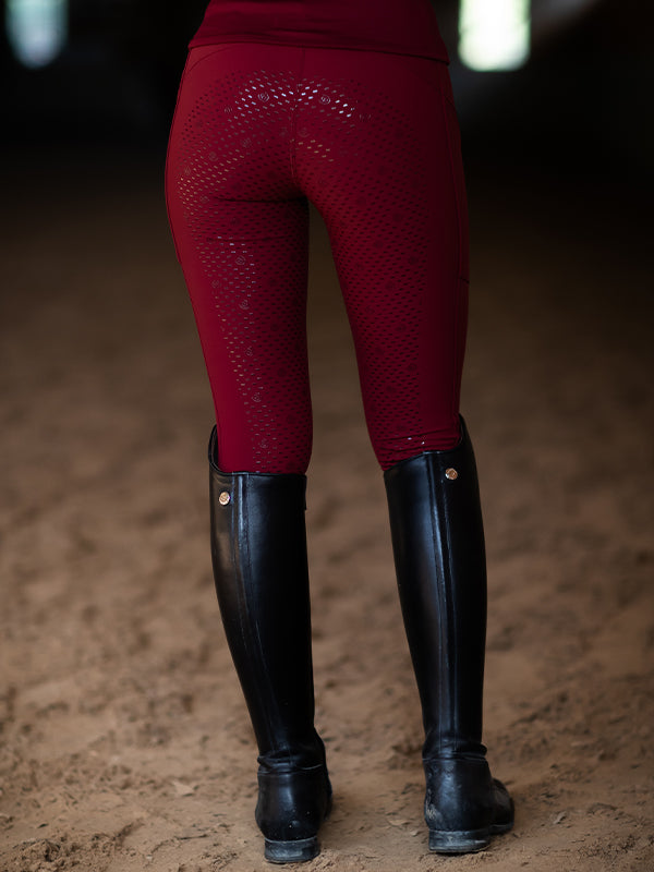 Riding Breeches Dressage Elite Bordeaux vue 2
