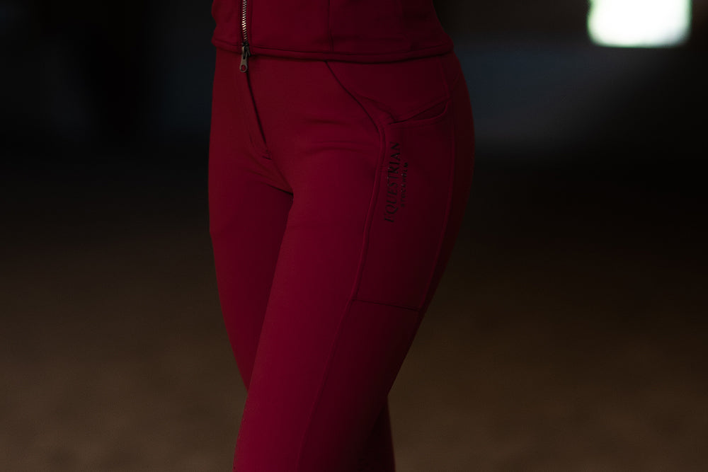 Riding Breeches Jump Elite Bordeaux vue 3