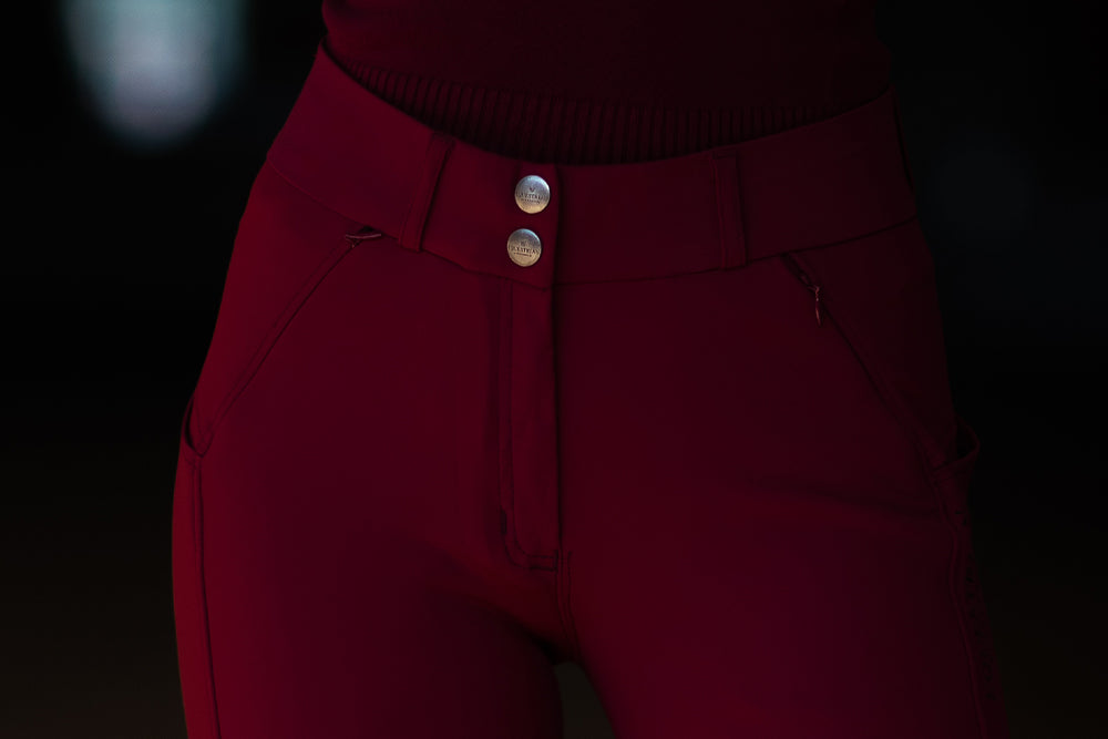 Riding Breeches Jump Elite Bordeaux