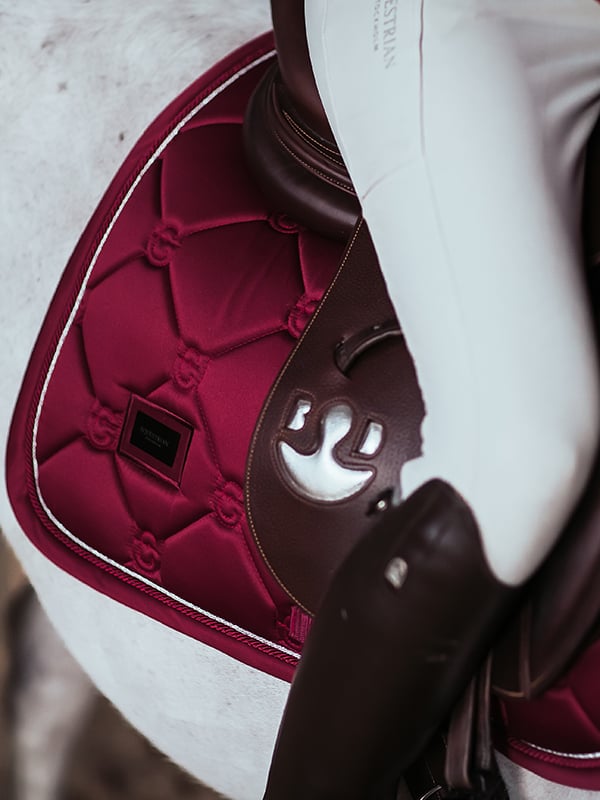 Jump Saddle Pad Bordeaux Pony