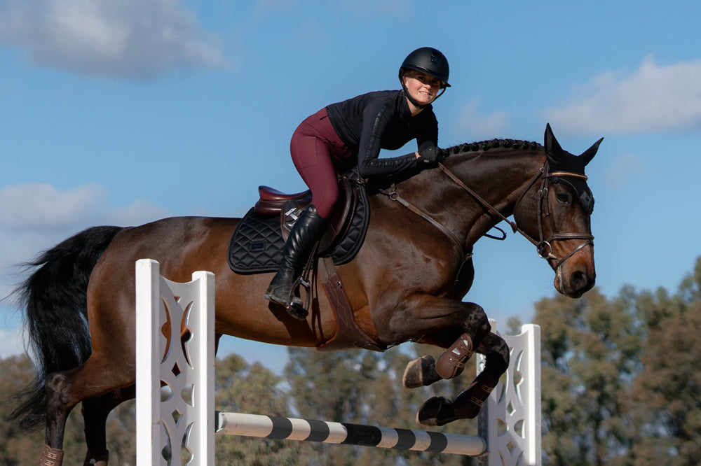 Riding Breeches Jump Elite Merlot vue 6