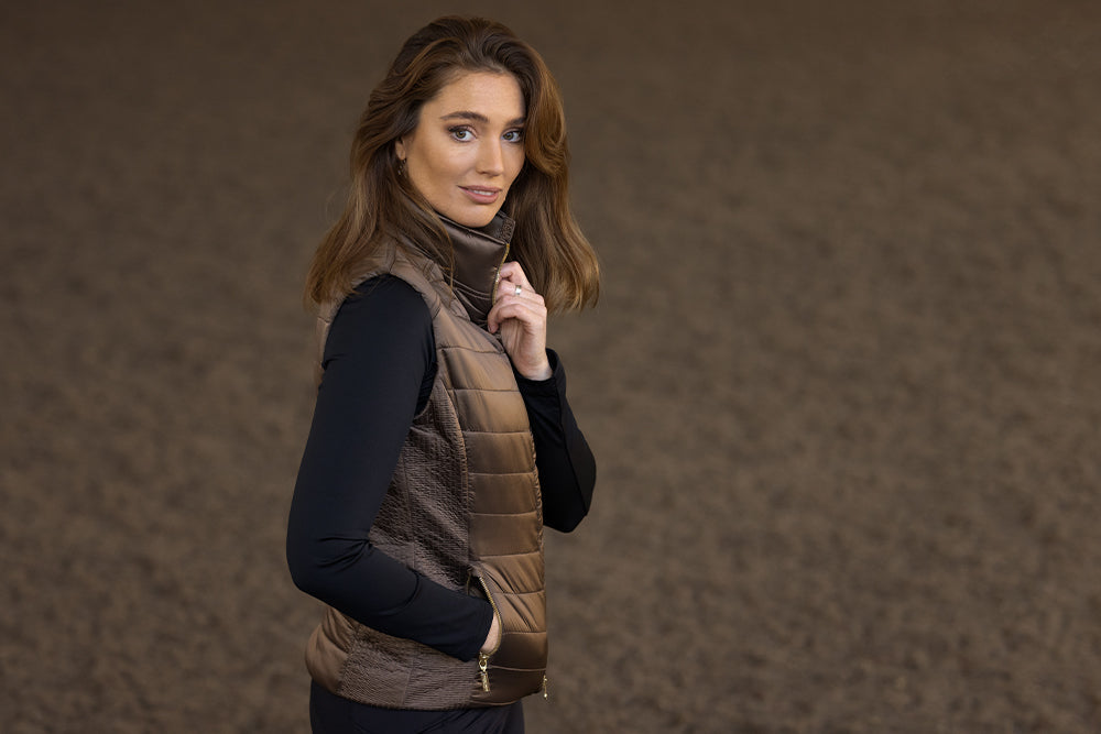 Equestrian Vest Champagne vue 5