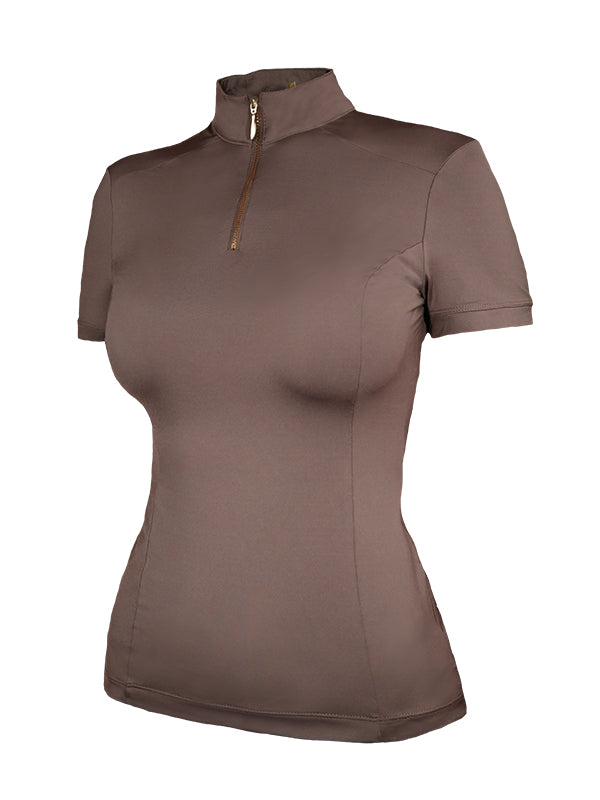 UV Protection Top Short Sleeve Champagne