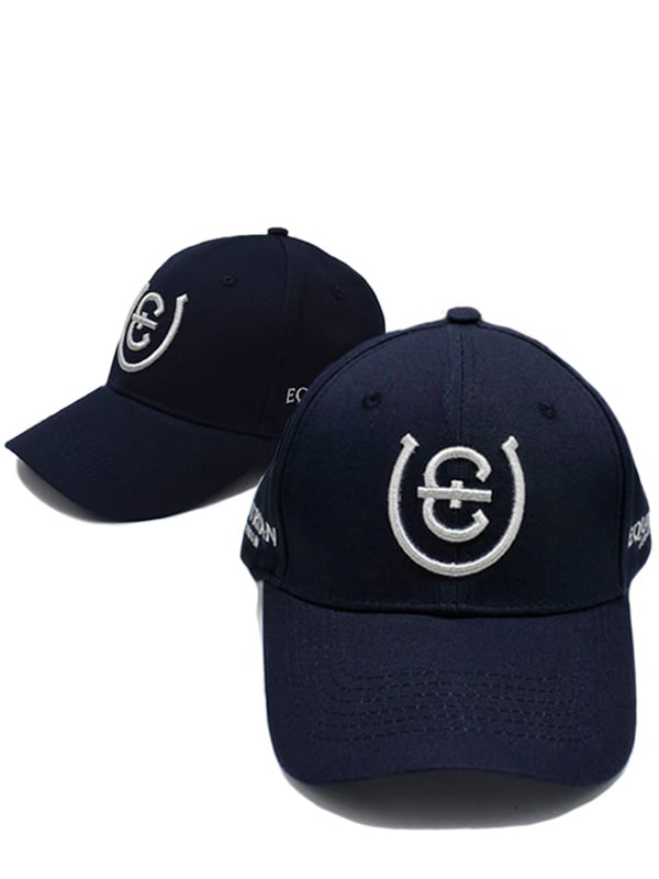 Cap Navy Silver Cotton vue 1