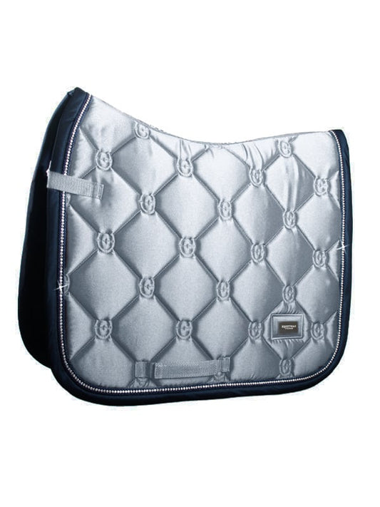 Dressage Saddle Pad Crystal Grey Cob