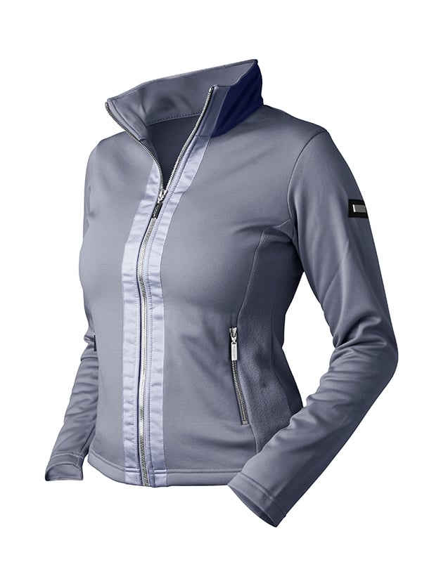 Fleece jacket Crystal Grey