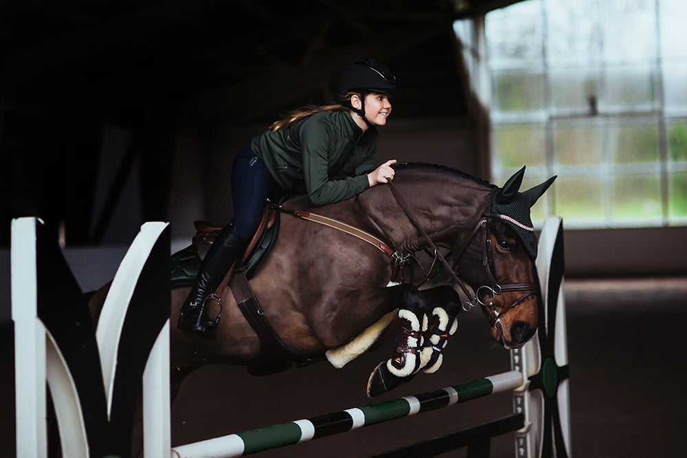 Jump Saddle Pad Deep Olivine Pony