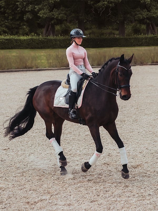 Dressage Saddle Pad Desert Rose Full