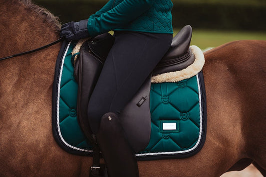 Dressage Saddle Pad Emerald Cob