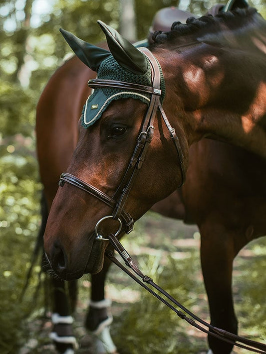 Ear Bonnet Forest Green