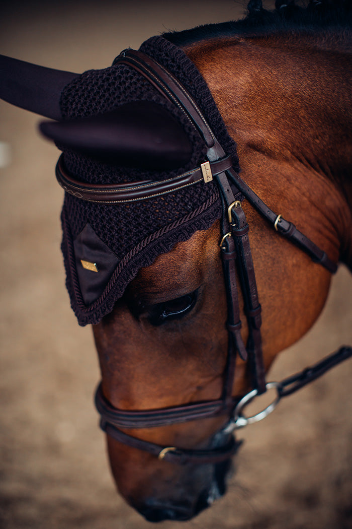 Padded Ear Bonnet Chocolate vue 3