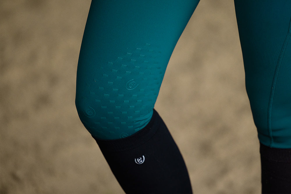 Riding Tights Jump Movement Emerald vue 5