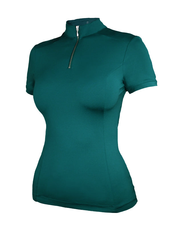 UV Protection Top Short Sleeve Emerald vue 1