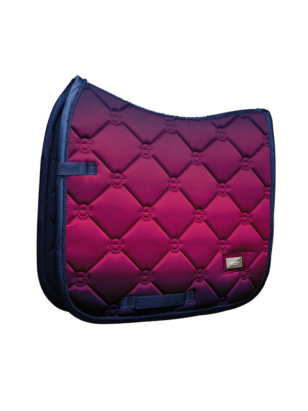 Dressage Saddle Pad Faded Fuchsia Cob vue 1