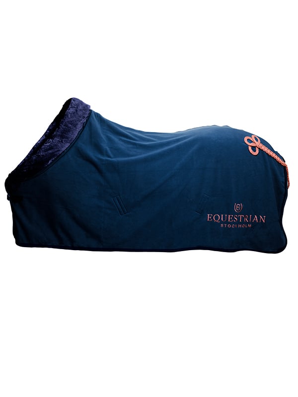 Fleece Blanket Fur Monaco Blue