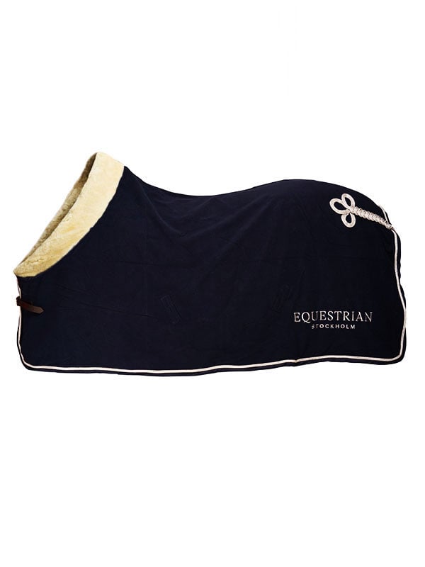 Fleece Blanket Fur, Navy vue 1