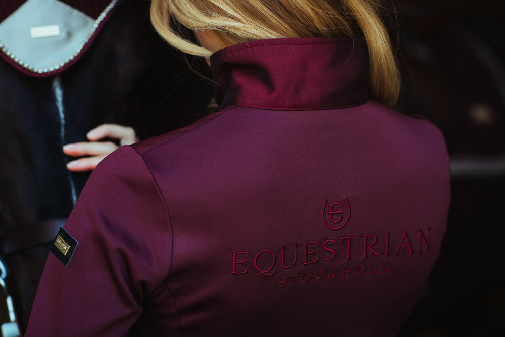 Fleece jacket Crystal Merlot Gold vue 3